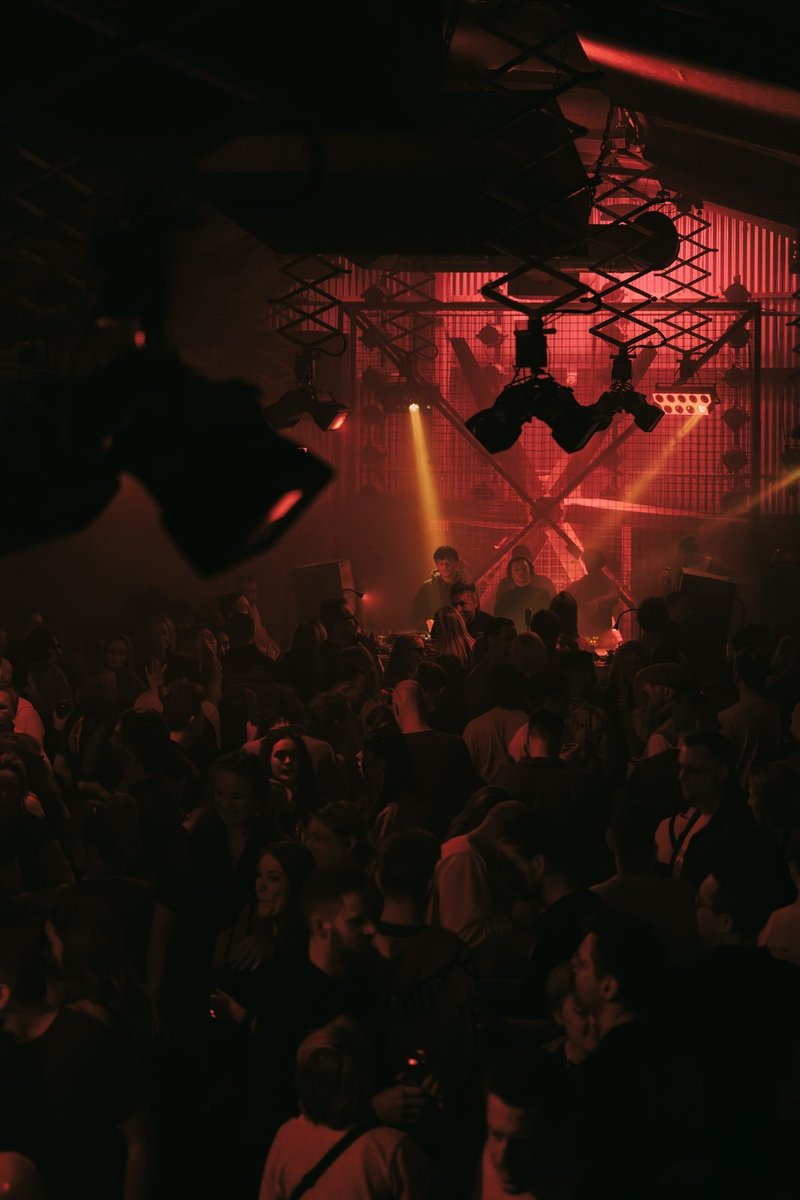 Stage lights and smoke